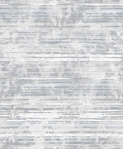 Makayla Grey Distressed Stripe Wallpaper by Decorline