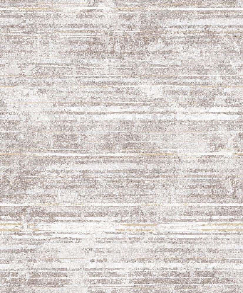 Makayla Mauve Distressed Stripe Wallpaper by Decorline Vista Covers about 57.8 square feet 21-in by 33-ft long roll Unpasted 25 - Fabric Carolina -