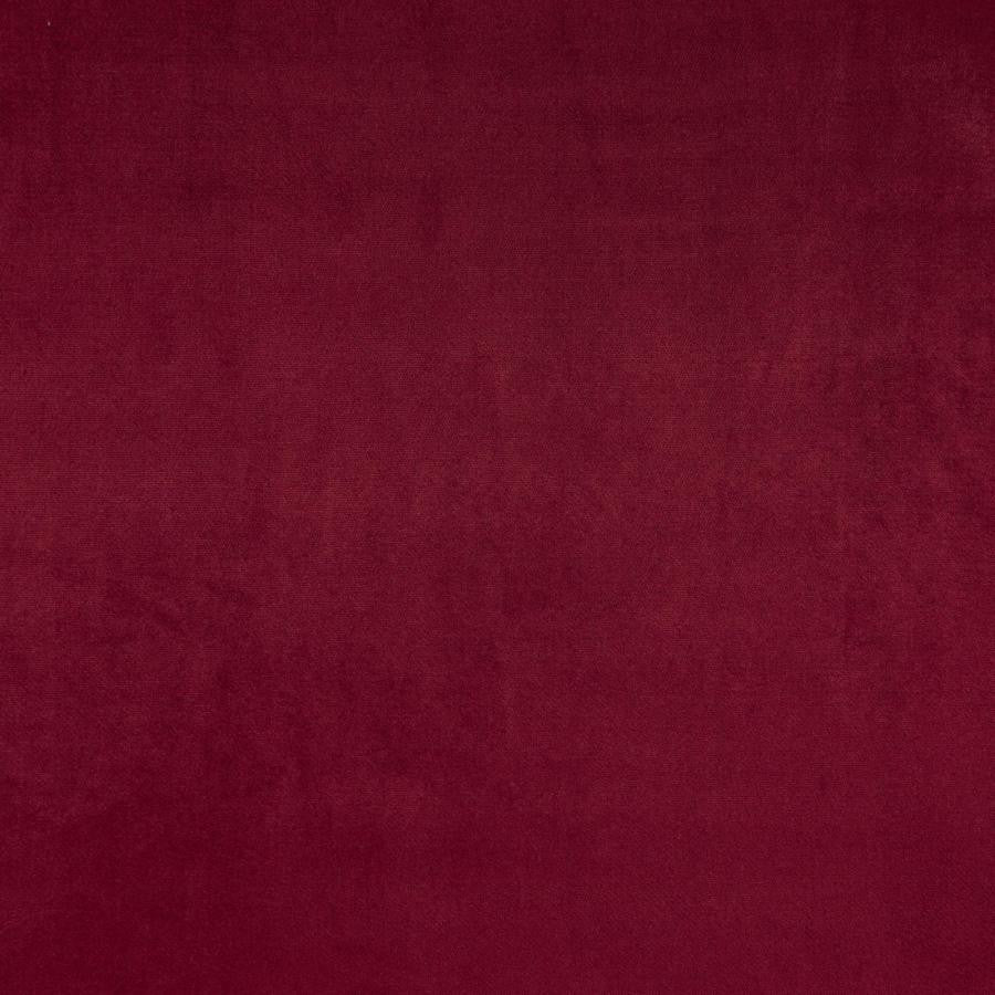 Zurich # 02 Cherry by Maxwell Fabric Glam Velvet 100% POLYESTER INDIA 56.75" - Fabric Carolina -