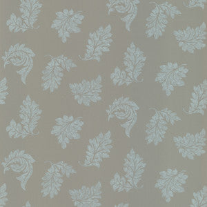 Henri Grey Scrolling Leaf Wallpaper by Beacon House