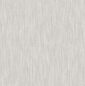 Chiniile Grey Faux Linen Wallpaper by A-Street Prints