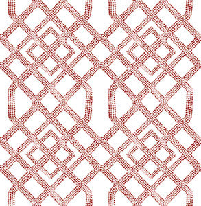 Traverse Red Trellis Wallpaper by A-Street Prints