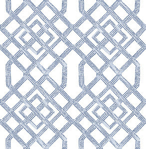 Traverse Blue Trellis Wallpaper by A-Street Prints