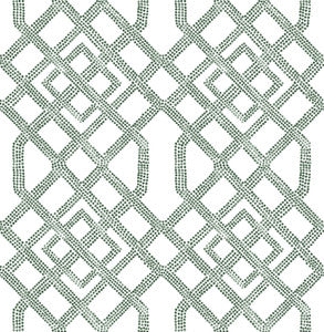 Traverse Dark Green Trellis Wallpaper by A-Street Prints