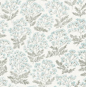 Floret Blue Floral Wallpaper by A-Street Prints