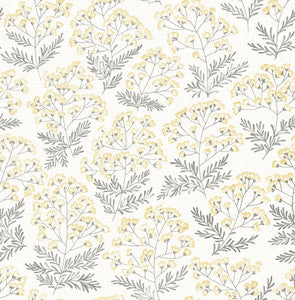 Floret Yellow Floral Wallpaper by A-Street Prints