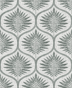 Laurel Grey Ogee Wallpaper by A-Street Prints