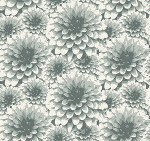 Umbra Teal Floral Wallpaper by A-Street Prints