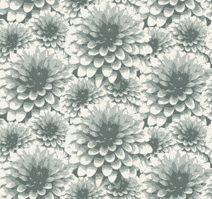 Umbra Teal Floral Wallpaper by A-Street Prints
