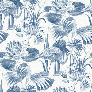 Frolic Blue Lagoon Wallpaper by A-Street Prints