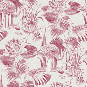 Frolic Magenta Lagoon Wallpaper by A-Street Prints