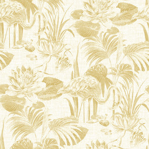 Frolic Wheat Lagoon Wallpaper by A-Street Prints