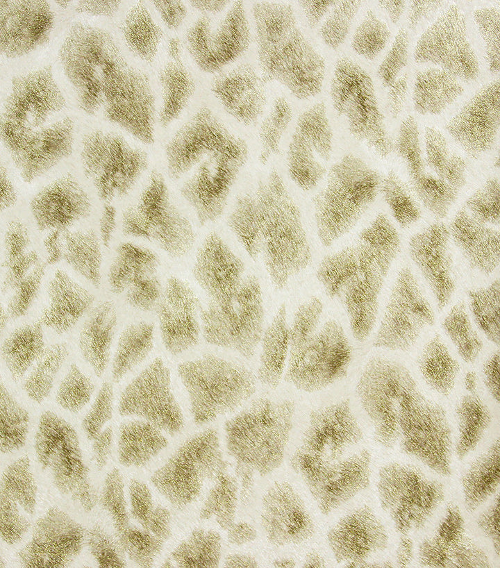 Montone Beige Giraffe Wallpaper by Brewster Selvaggia Covers about 57.8 square feet 21-in by 33-ft long roll Unpasted 25 - Fabric Carolina -