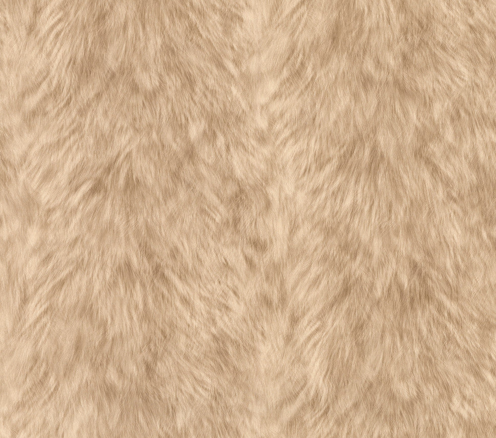 Trieste Beige Wolf Wallpaper by Brewster Selvaggia Covers about 57.8 square feet 21-in by 33-ft long roll Unpasted 25 - Fabric Carolina -