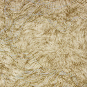 Abruzzo Beige Wolf Wave Wallpaper by Brewster