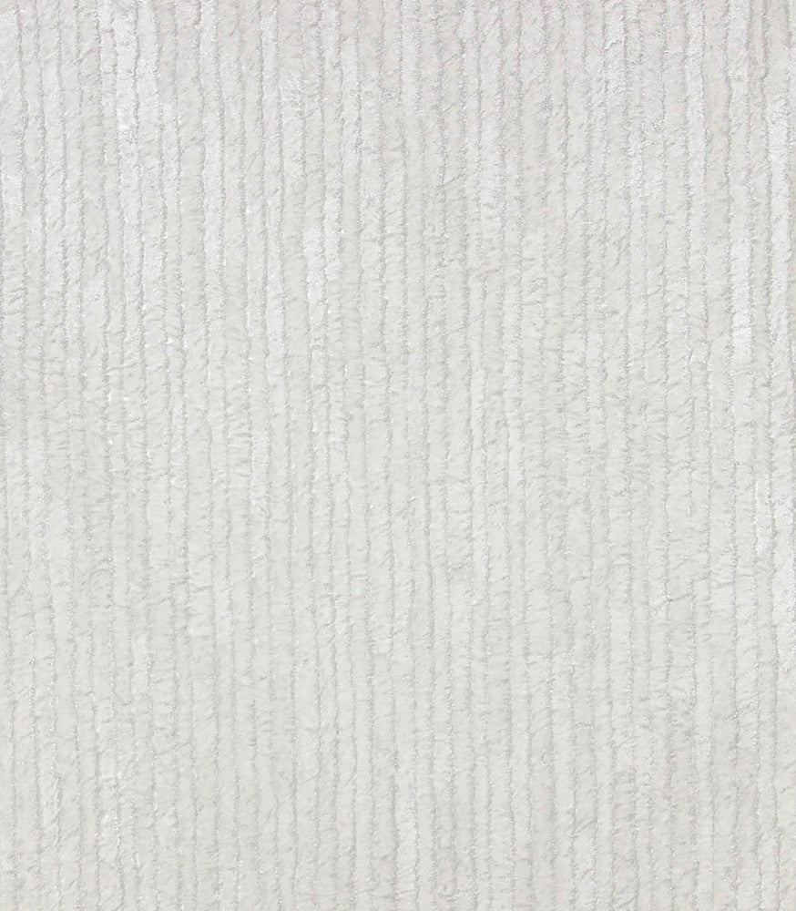 Down Off White Stripe Wallpaper by Brewster Selvaggia Covers about 57.8 square feet 21-in by 33-ft long roll Unpasted 0 - Fabric Carolina -