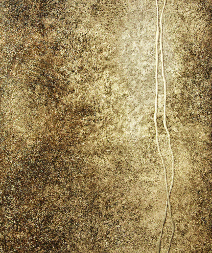 Matera Brown Fur Line Wallpaper by Brewster Selvaggia Covers about 57.8 square feet 21-in by 33-ft long roll Unpasted 25 - Fabric Carolina -