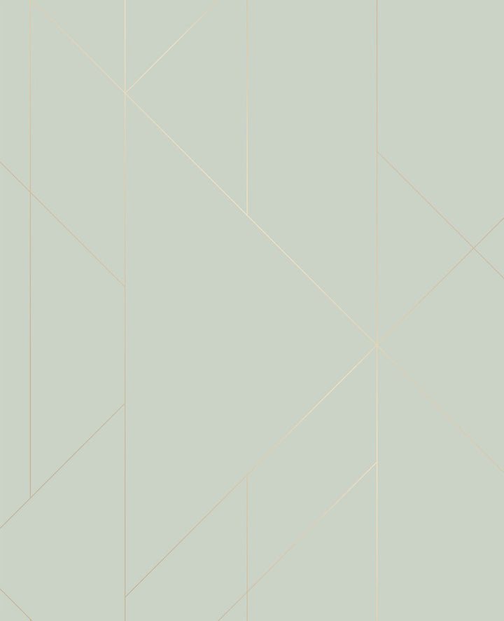 Torpa Mint Geometric Wallpaper by A-Street Prints Conran's Plain Simple Useful Covers about 56.4 square feet 20.5-in by 33-ft long roll Unpasted 12.6 - Fabric Carolina -