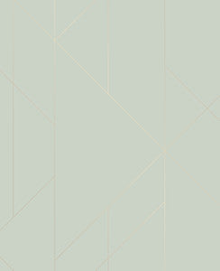 Torpa Mint Geometric Wallpaper by A-Street Prints