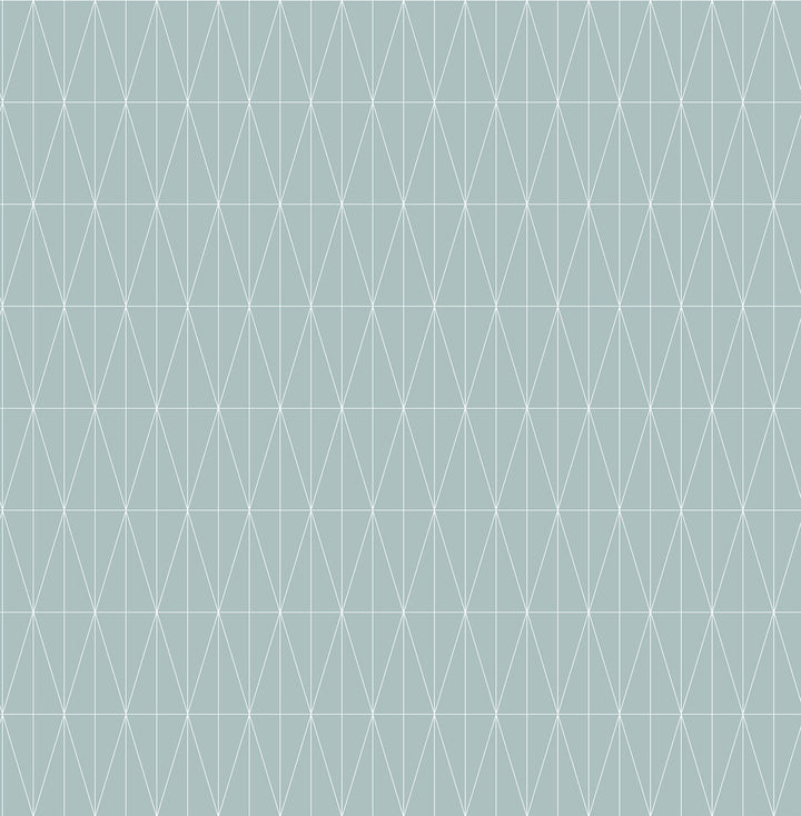 Tofta Light Blue Geometric Wallpaper by A-Street Prints Conran's Plain Simple Useful Covers about 56.4 square feet 20.5-in by 33-ft long roll Unpasted 5.2 - Fabric Carolina -