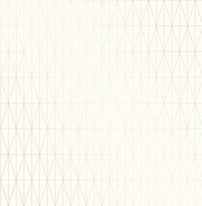 Tofta Off White Geometric Wallpaper by A-Street Prints