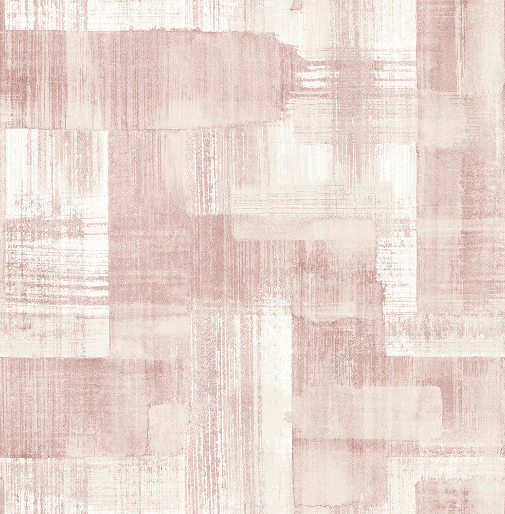 Trosa Light Pink Brushstroke Wallpaper by A-Street Prints Conran's Plain Simple Useful Covers about 56.4 square feet 20.5-in by 33-ft long roll Unpasted 20.9 - Fabric Carolina -