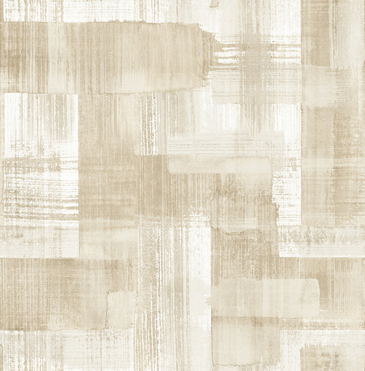 Trosa Beige Brushstroke Wallpaper by A-Street Prints Conran's Plain Simple Useful Covers about 56.4 square feet 20.5-in by 33-ft long roll Unpasted 20.9 - Fabric Carolina -