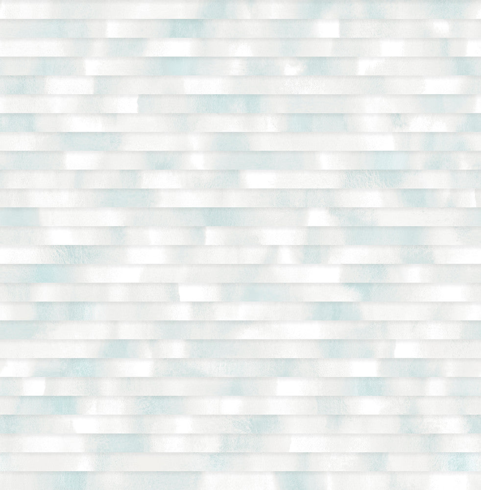 Kalmar Light Blue Hazy Stripe Wallpaper by A-Street Prints Conran's Plain Simple Useful Covers about 56.4 square feet 20.5-in by 33-ft long roll Unpasted 20.9 - Fabric Carolina -