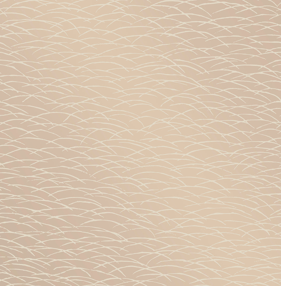 Hono Beige Abstract Wave Wallpaper by A-Street Prints Conran's Plain Simple Useful Covers about 56.4 square feet 20.5-in by 33-ft long roll Unpasted 20.9 - Fabric Carolina -