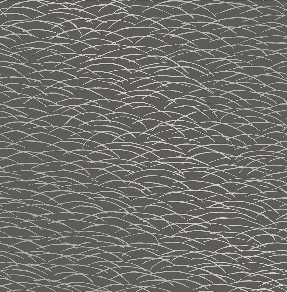 Hono Taupe Abstract Wave Wallpaper by A-Street Prints Conran's Plain Simple Useful Covers about 56.4 square feet 20.5-in by 33-ft long roll Unpasted 20.9 - Fabric Carolina -