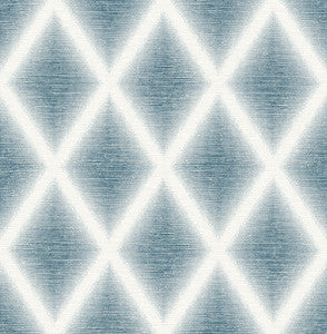 Kirana Blue Diamond Wallpaper by A-Street Prints