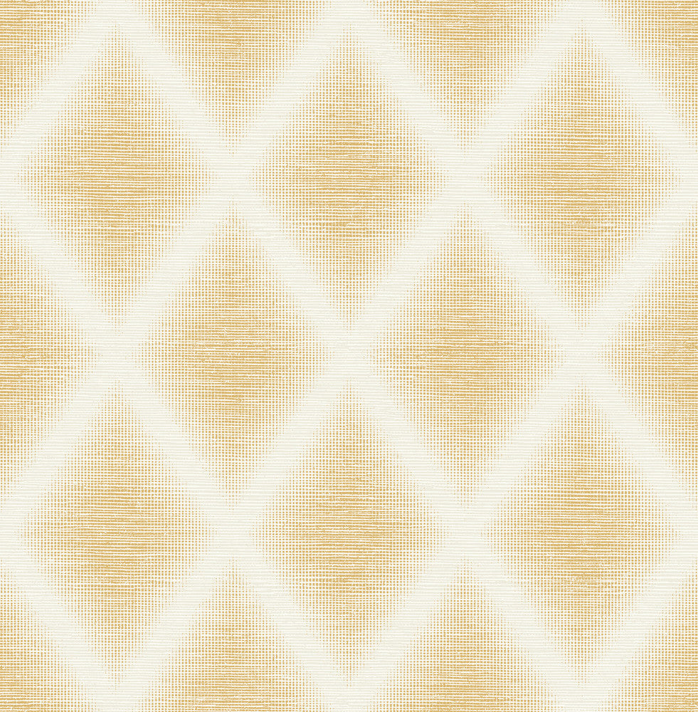 Kirana Mustard Diamond Wallpaper by A-Street Prints Conran's Plain Simple Useful Covers about 56.4 square feet 20.5-in by 33-ft long roll Unpasted 20.9 - Fabric Carolina -