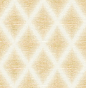 Kirana Mustard Diamond Wallpaper by A-Street Prints