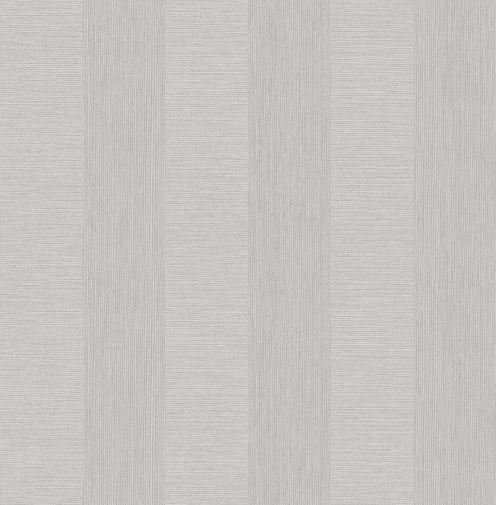 Intrepid Grey Textured Stripe Wallpaper by Decorline Architecture Covers about 56.4 square feet 20.5-in by 33-ft long roll Unpasted 0 - Fabric Carolina -