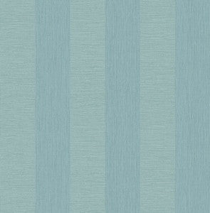 Intrepid Blue Textured Stripe Wallpaper by Decorline