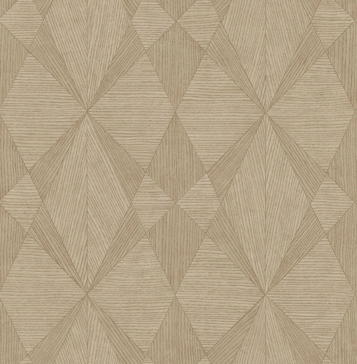 Intrinsic Light Brown Textured Geometric Wallpaper by Decorline Architecture Covers about 56.4 square feet 20.5-in by 33-ft long roll Unpasted 20.9 - Fabric Carolina -