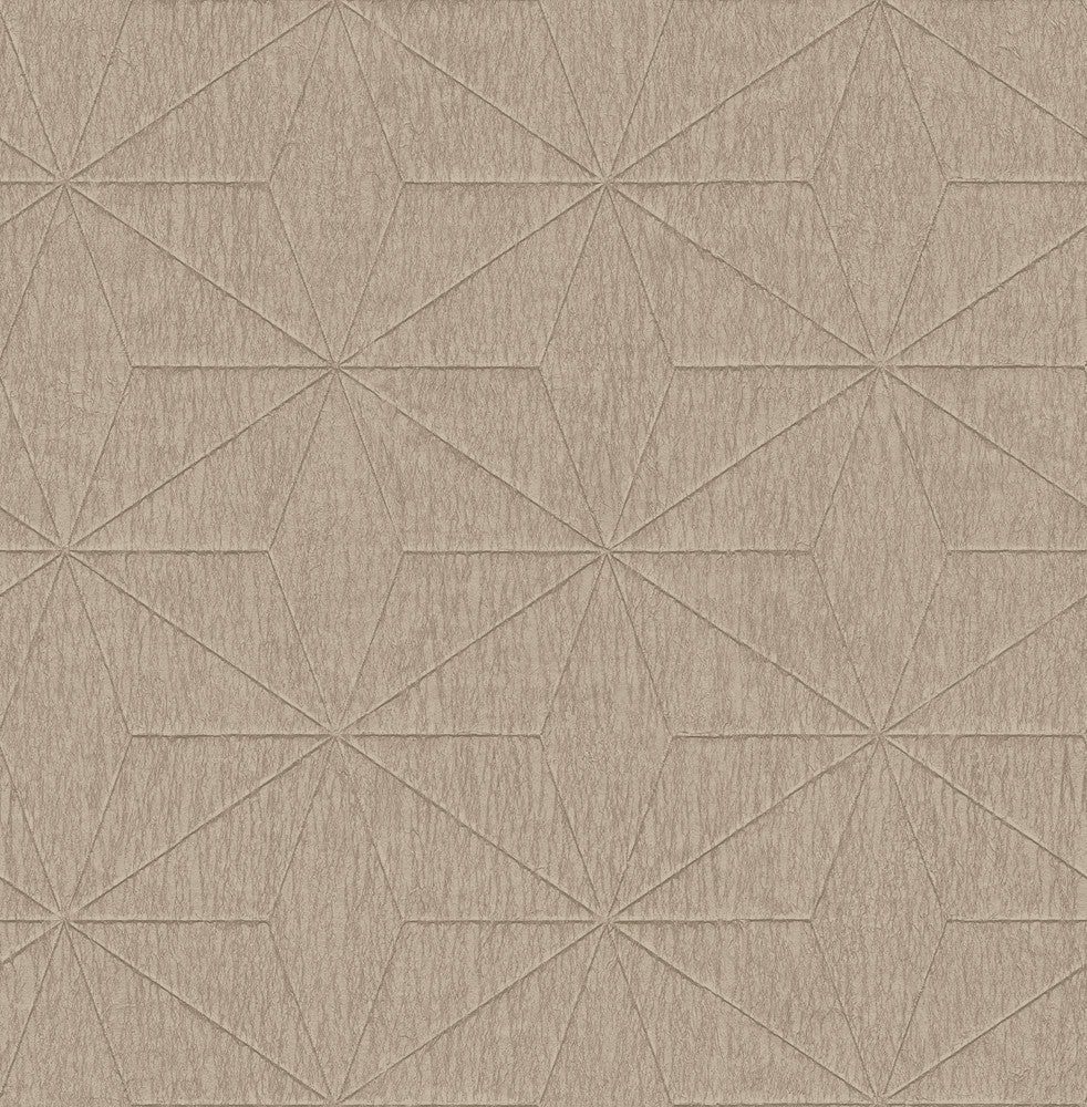 Bernice Gold Diamond Geometric Wallpaper by Decorline Architecture Covers about 56.4 square feet 20.5-in by 33-ft long roll Unpasted 20.9 - Fabric Carolina -
