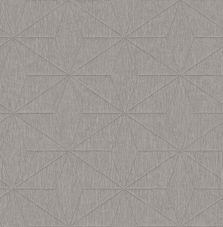Bernice Silver Diamond Geometric Wallpaper by Decorline Architecture Covers about 56.4 square feet 20.5-in by 33-ft long roll Unpasted 20.9 - Fabric Carolina -