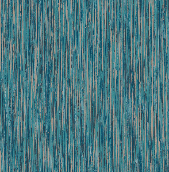 Kofi Blue Faux Grasscloth Wallpaper by Fine Decor Medley Covers about 56.4 square feet 20.5-in by 33-ft long roll Unpasted 10.4 - Fabric Carolina -