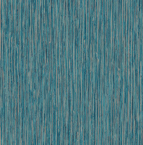 Kofi Blue Faux Grasscloth Wallpaper by Fine Decor