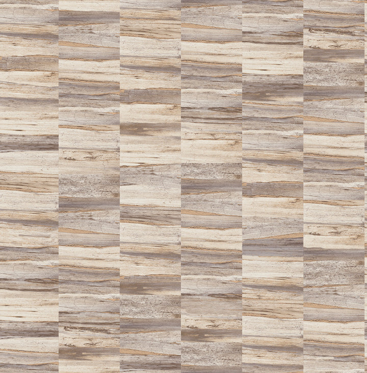 Hugo Cream Faux Wood Wallpaper by Fine Decor Medley Covers about 56.4 square feet 20.5-in by 33-ft long roll Unpasted 10.4 - Fabric Carolina -