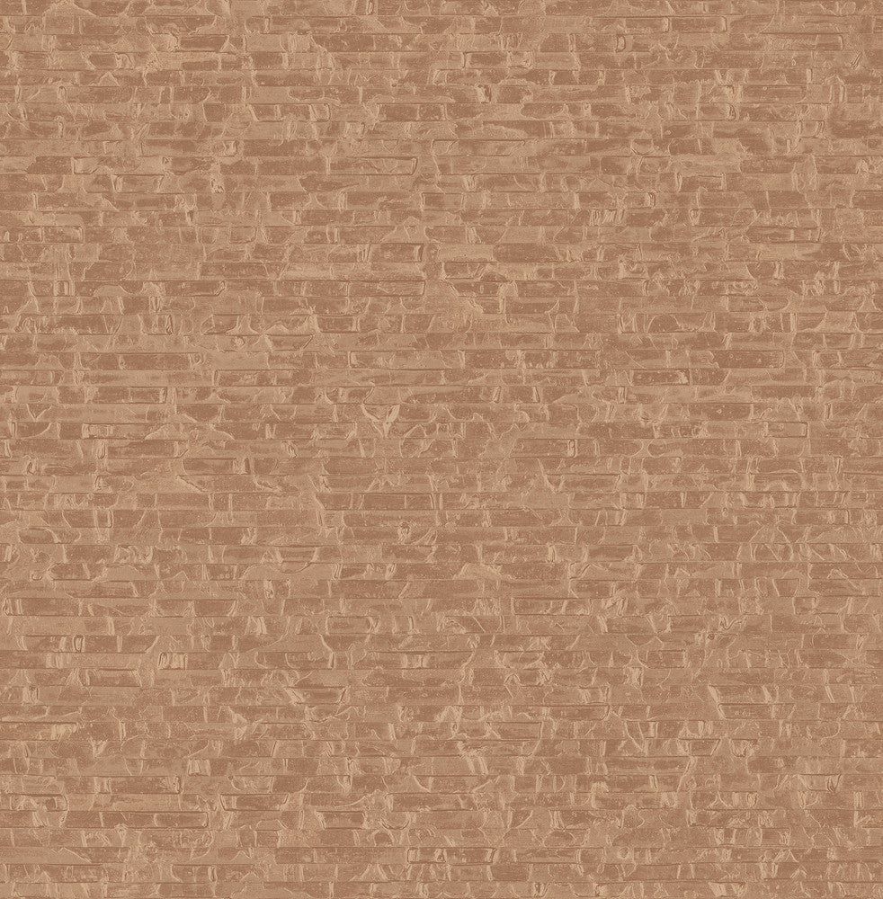 Xavier Red Bricks Wallpaper by Fine Decor Medley Covers about 56.4 square feet 20.5-in by 33-ft long roll Unpasted 20.9 - Fabric Carolina -