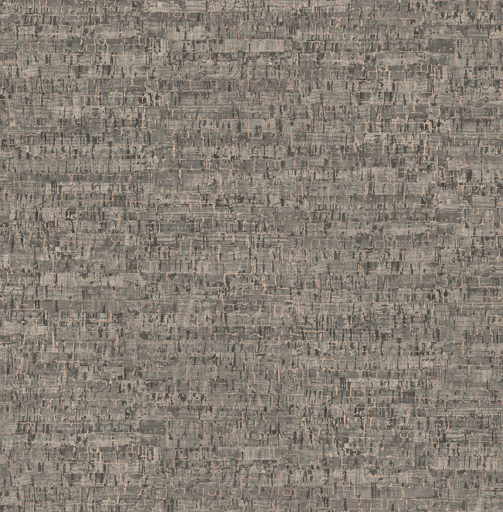 Henrique Taupe Faux Cork Wallpaper by Fine Decor Medley Covers about 56.4 square feet 20.5-in by 33-ft long roll Unpasted 20.75 - Fabric Carolina -