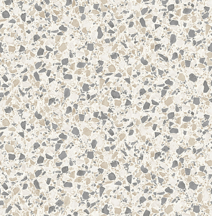 Aldrich Multicolor Terrazzo Wallpaper by Fine Decor Medley Covers about 56.4 square feet 20.5-in by 33-ft long roll Unpasted 20.9 - Fabric Carolina -