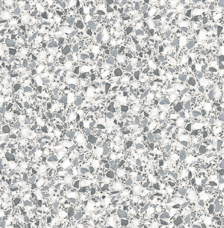 Aldrich Grey Terrazzo Wallpaper by Fine Decor Medley Covers about 56.4 square feet 20.5-in by 33-ft long roll Unpasted 20.9 - Fabric Carolina -