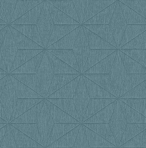 Bernice Teal Geometric Wallpaper by Fine Decor