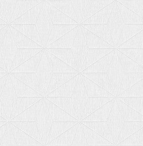 Bernice White Geometric Wallpaper by Fine Decor