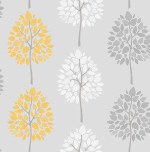 Alder Grey Tree Wallpaper by Fine Decor