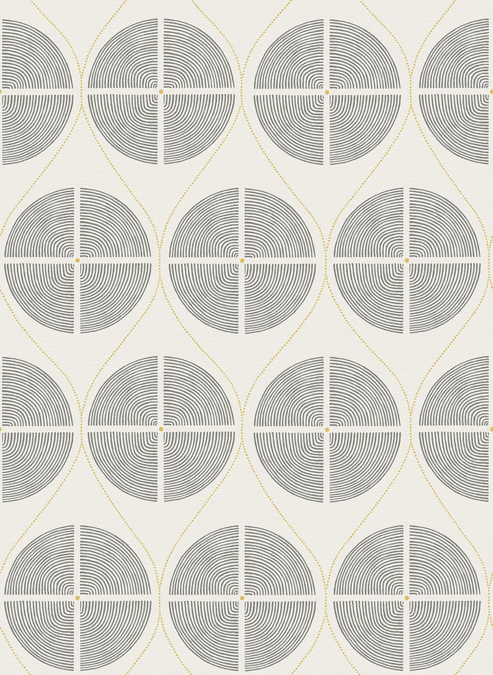 Luminary Grey Ogee Wallpaper by A-Street Prints Perennial Covers about 56.4 square feet 20.5-in by 33-ft long roll Unpasted 27.9 - Fabric Carolina -