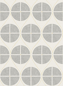 Luminary Grey Ogee Wallpaper by A-Street Prints